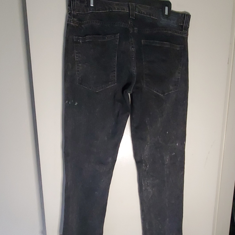 Men's Levi's 511 black stone wash